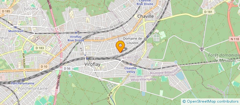 localisation de l'entreprise MADAME L LE BOUCHER D'HEROUVILLE  VIROFLAY