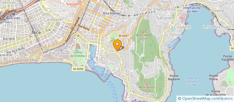 localisation de l'entreprise MADAME L LEONARDELLI à NICE