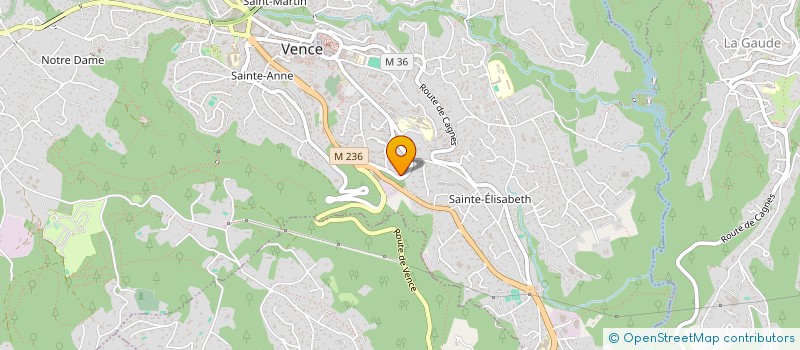 localisation de l'entreprise MADAME L TEISSIER  VENCE
