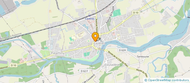 localisation de l'entreprise MADAME LA DOSSE à CAZERES