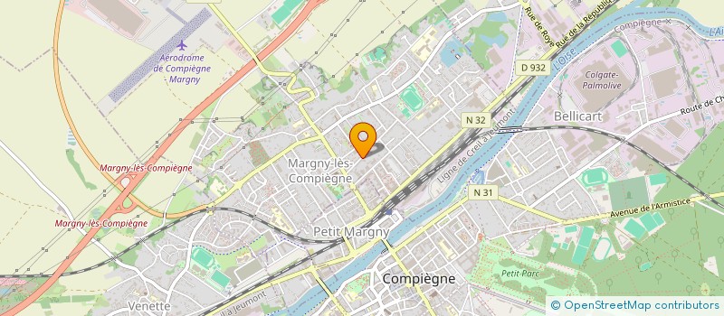 localisation de l'entreprise MADAME LA GAITE  MARGNY-LES-COMPIEGNE