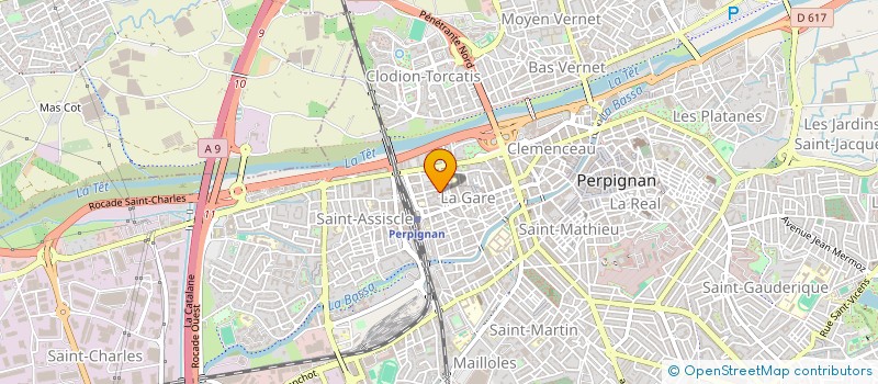 localisation de l'entreprise MADAME LAA COSTE  PERPIGNAN