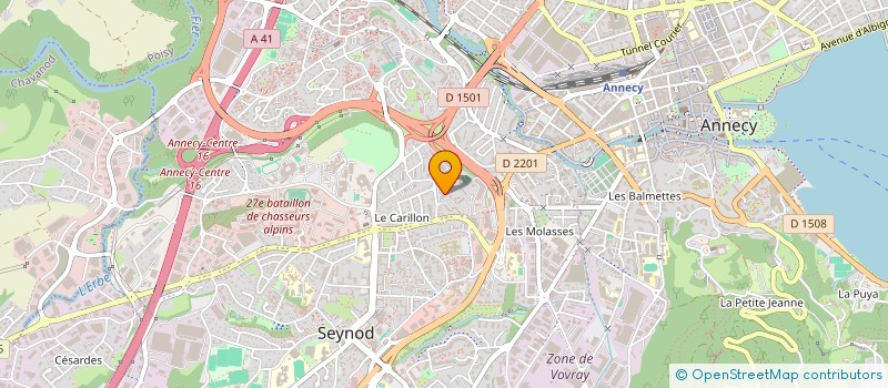 localisation de l'entreprise MADAME LAALIA MANSEUR  ANNECY