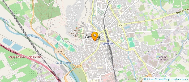 localisation de l'entreprise MADAME LABATTUT SEGURA à CAVAILLON