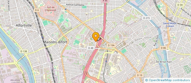 localisation de l'entreprise MADAME LABELLA TIZIANA  MAISONS-ALFORT