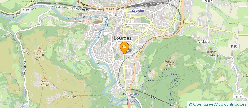 localisation de l'entreprise MADAME LABOURDETTE PEREZ  LOURDES