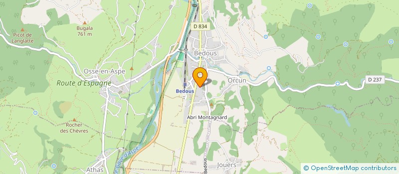 localisation de l'entreprise MADAME LACARIET LARRAUX à OSSE-EN-ASPE