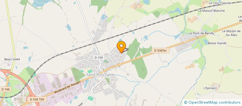 localisation de l'entreprise MADAME LACATUS SARA  BRESSUIRE