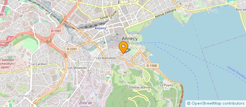 localisation de l'entreprise MADAME LACHENAL CHLOE à ANNECY