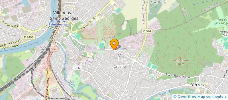 localisation de l'entreprise MADAME LACINA DOSSO  CROSNE