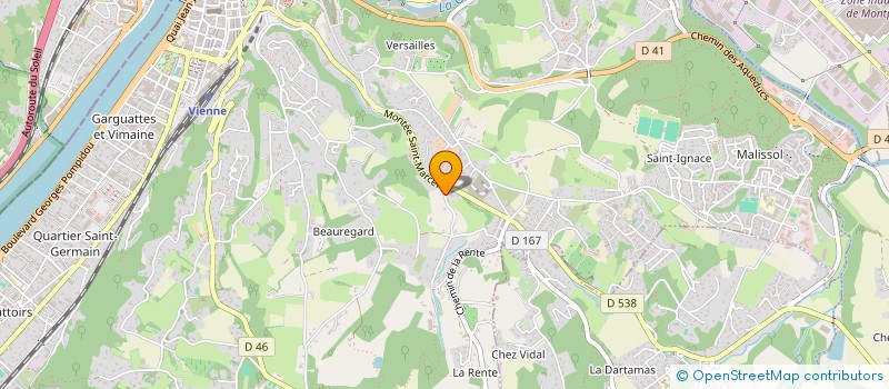 localisation de l'entreprise MADAME LACKHENA LONN  VIENNE