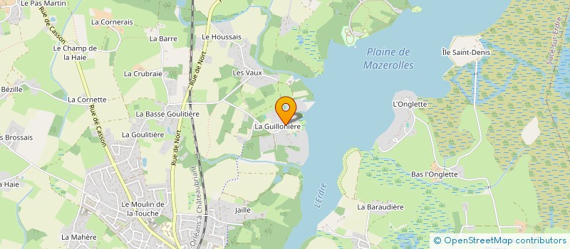 localisation de l'entreprise MADAME LACOUTURE BOURRUT  SUCE-SUR-ERDRE