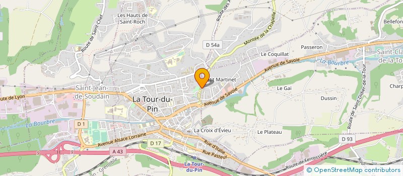 localisation de l'entreprise MADAME LACRAMIOARA ALINA DRAGUT  SAINT-CLAIR-DE-LA-TOUR