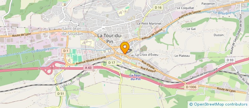 localisation de l'entreprise MADAME LACRIMIOARA-ILDIKO BOT  LA TOUR-DU-PIN