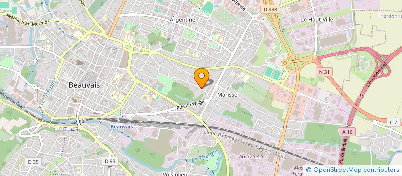 localisation de l'entreprise MADAME LADDA DELANCHY  BEAUVAIS