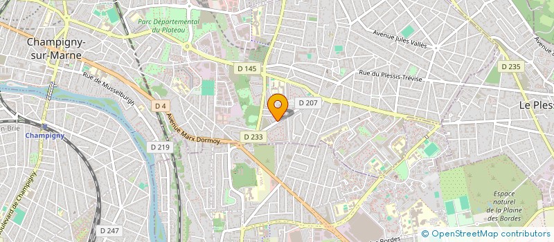 localisation de l'entreprise MADAME LADDY-ASTA YALO  CHAMPIGNY-SUR-MARNE