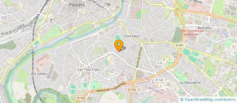 localisation de l'entreprise MADAME LADINA MAWDO à POITIERS