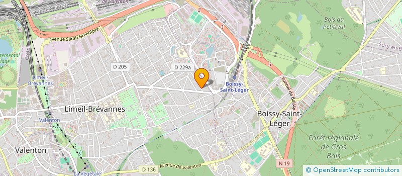 localisation de l'entreprise MADAME LADY DE GOUVEIA  LIMEIL-BREVANNES