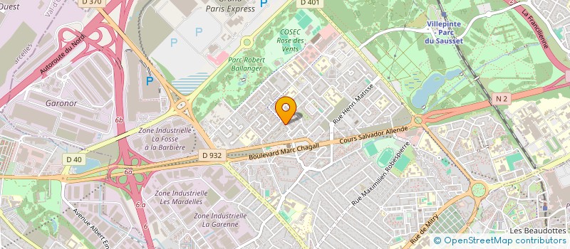 localisation de l'entreprise MADAME LAEILA DJERRAH à AULNAY-SOUS-BOIS