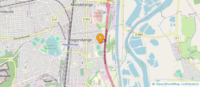 localisation de l'entreprise MADAME LAELA HILAL  HAGONDANGE