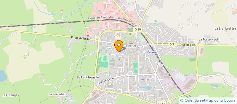 localisation de l'entreprise MADAME LAELA WAHIA  EVRON