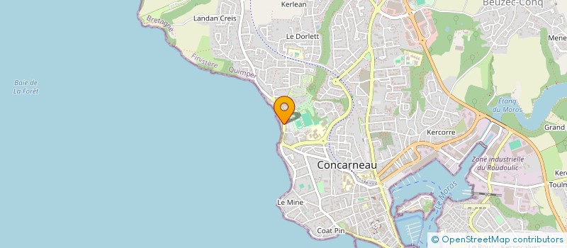 localisation de l'entreprise MADAME LAELIK HARTONO  CONCARNEAU