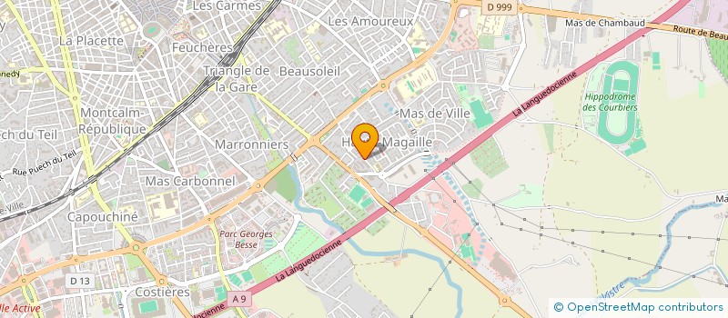 localisation de l'entreprise MADAME LAENYE KRZYZOWSKI  NIMES