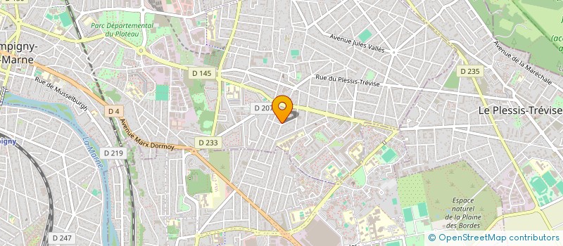 localisation de l'entreprise MADAME LAERCYA NUNES DA SILVA à CHAMPIGNY-SUR-MARNE