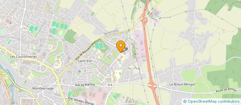 localisation de l'entreprise MADAME LAETICIA BAUDIN à POITIERS