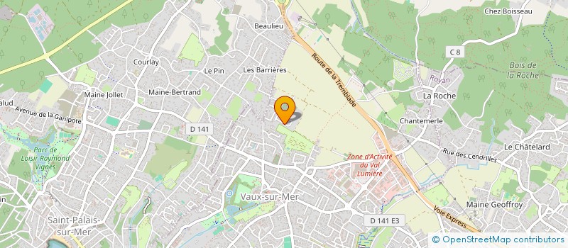 localisation de l'entreprise MADAME LAETICIA BERNARD  VAUX-SUR-MER