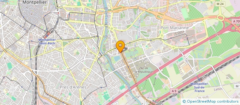 localisation de l'entreprise MADAME LAETICIA CHARBONNEL à MONTPELLIER