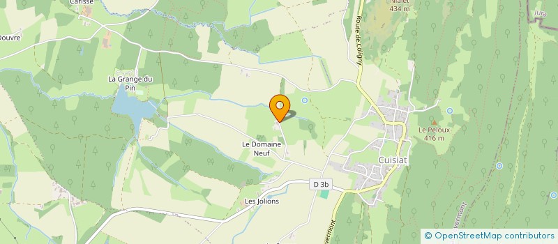 localisation de l'entreprise MADAME LAETICIA DELETANG  VAL-REVERMONT