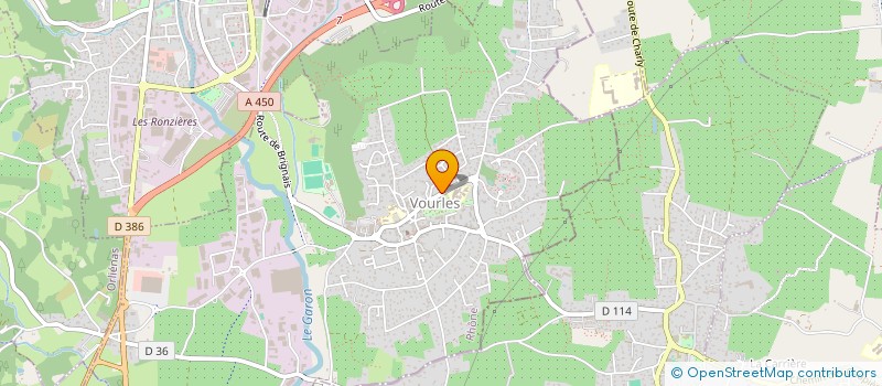 localisation de l'entreprise MADAME LAETICIA GAUBERT  VOURLES