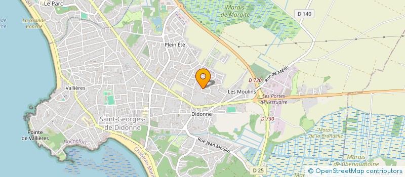 localisation de l'entreprise MADAME LAETICIA GOSSET à SAINT-GEORGES-DE-DIDONNE