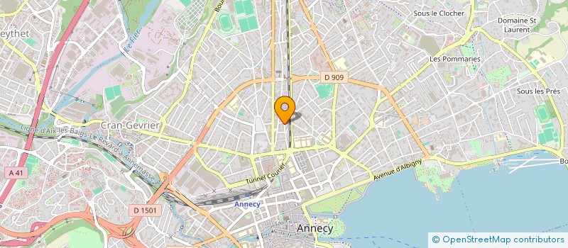 localisation de l'entreprise MADAME LAETICIA LOUREIRO MENDES à ANNECY