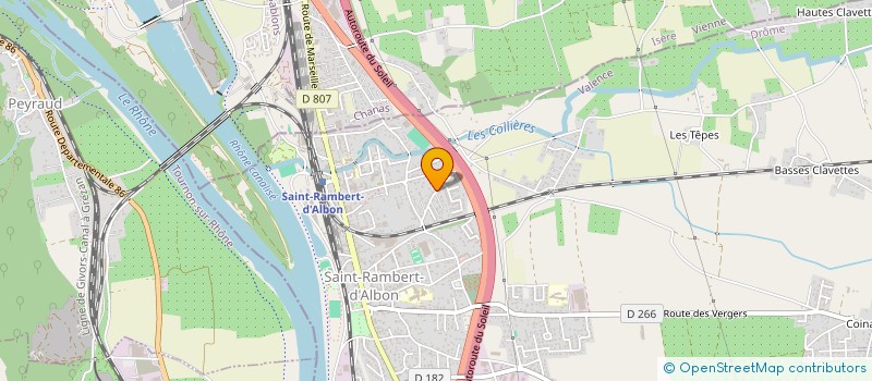 localisation de l'entreprise MADAME LAETICIA MARTINEZ  SAINT-RAMBERT-D'ALBON