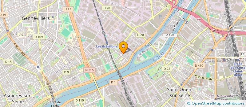 localisation de l'entreprise MADAME LAETICIA MIGUEL à ASNIERES-SUR-SEINE