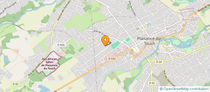 localisation de l'entreprise MADAME LAETICIA PELOFI  PLAISANCE-DU-TOUCH