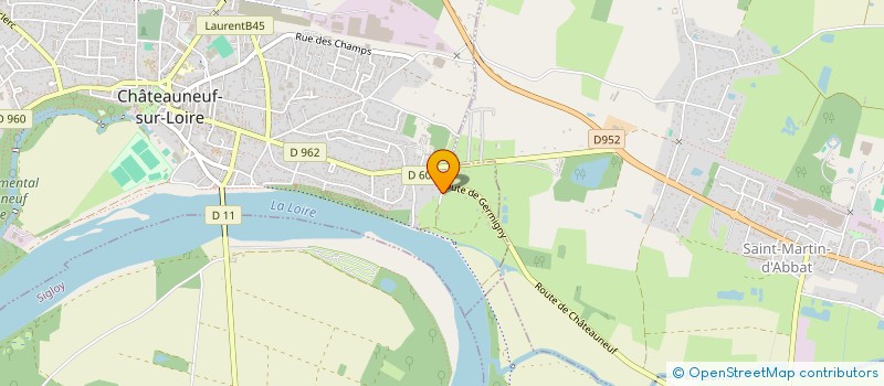 localisation de l'entreprise MADAME LAETICIA POURTAU à CHATEAUNEUF-SUR-LOIRE