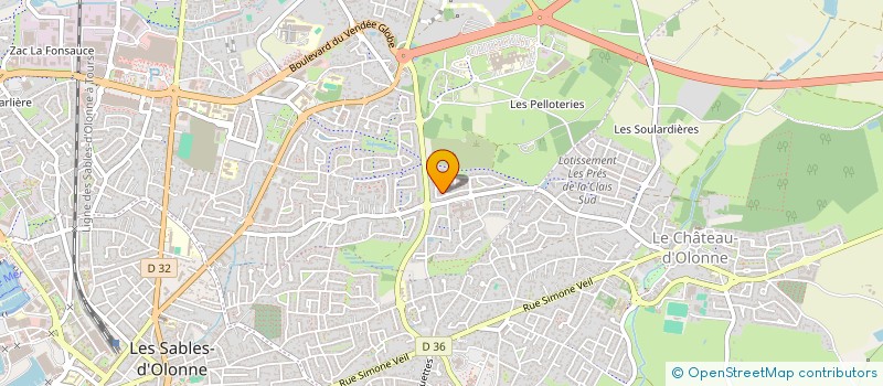 localisation de l'entreprise MADAME LAETICIA RICHARD à LES SABLES-D'OLONNE