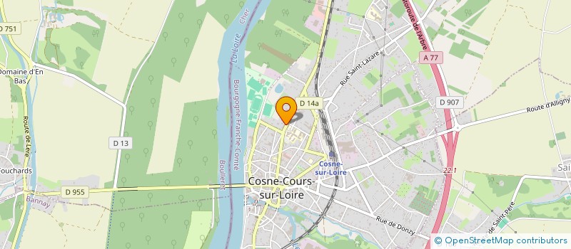 localisation de l'entreprise MADAME LAETICIA ROBINEAU à COSNE-COURS-SUR-LOIRE