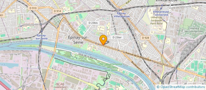 localisation de l'entreprise MADAME LAETICIA RODRIGUES LIMA à EPINAY-SUR-SEINE
