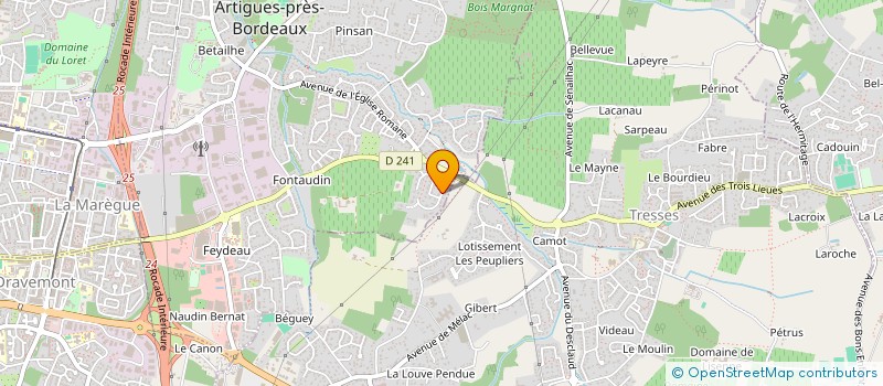 localisation de l'entreprise MADAME LAETICIA SINATRA  ARTIGUES-PRES-BORDEAUX