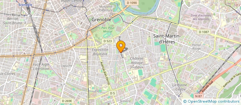 localisation de l'entreprise MADAME LAETICIA THONNON à GRENOBLE