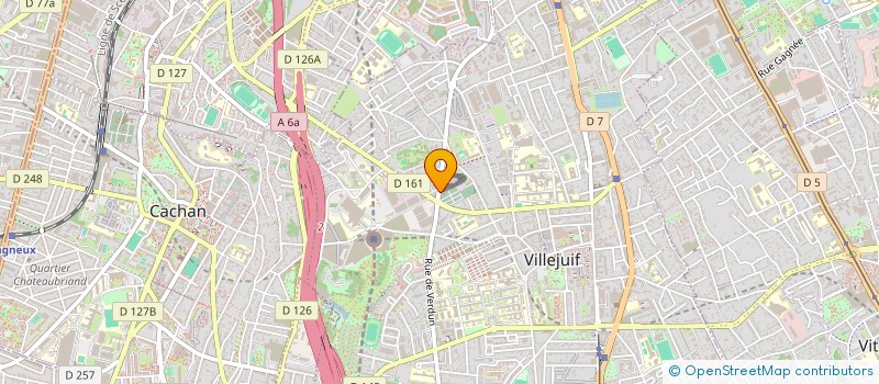 localisation de l'entreprise MADAME LAETICIA TIEKOUE KWEKAM  VILLEJUIF