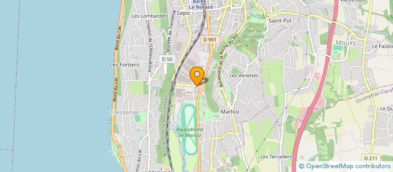 localisation de l'entreprise MADAME LAETICIA VOGEL  AIX-LES-BAINS