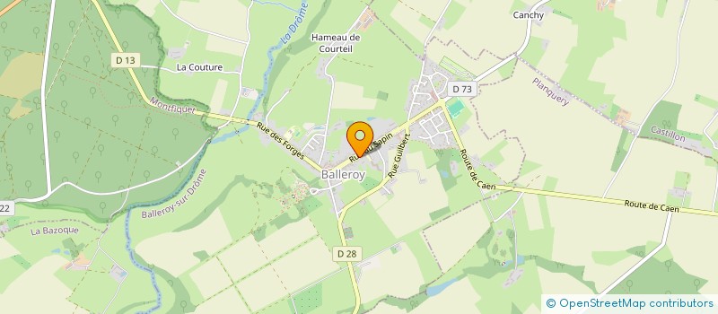 localisation de l'entreprise MADAME LAETITA MICHEL  BALLEROY-SUR-DROME