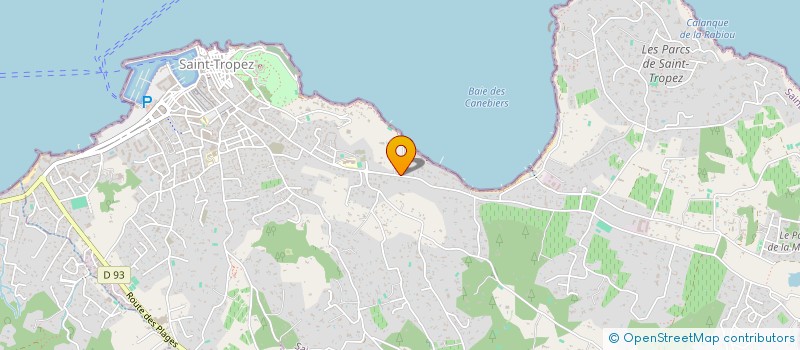 localisation de l'entreprise MADAME LAETITIA ABADIE  SAINT-TROPEZ