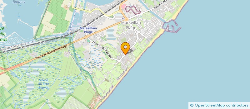 localisation de l'entreprise MADAME LAETITIA ACHARD  MARSEILLAN