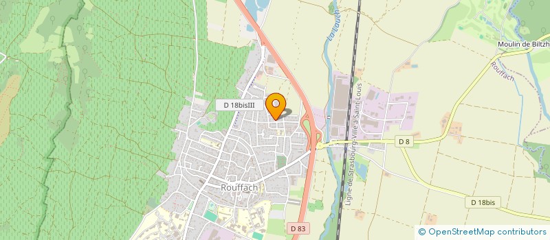 localisation de l'entreprise MADAME LAETITIA ACKERMANN  ROUFFACH